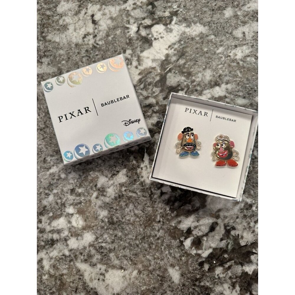 Baublebar X Disney Pixar Toy Story Mr. & Mrs. Potato Head Earrings New